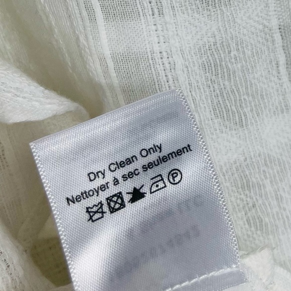 Veronica Beard Sol Lace Inset Ruffle Sleeveless Lace Crochet White Top Blouse 2 - Picture 11 of 16